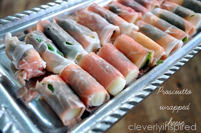 prosciutto wrapped cheese appetizer @cleverlyinspired (2)
