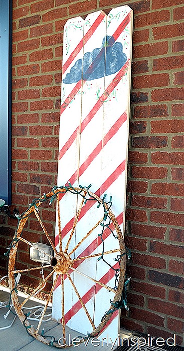 DIY large Christmas sign $10 @cleverlyinspired (9)