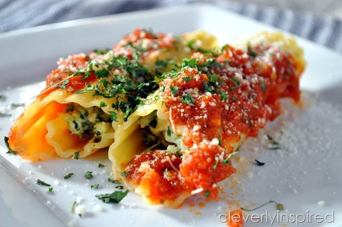 chicken and spinach stuffed manicotti @cleverlyinspired (2)