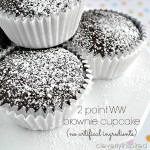 2 point Brownie Cupcake Recipe no artificial ingredients