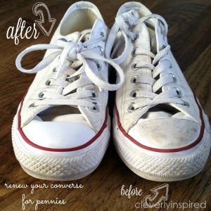DIY shoe cleaner - Cleverly Inspired