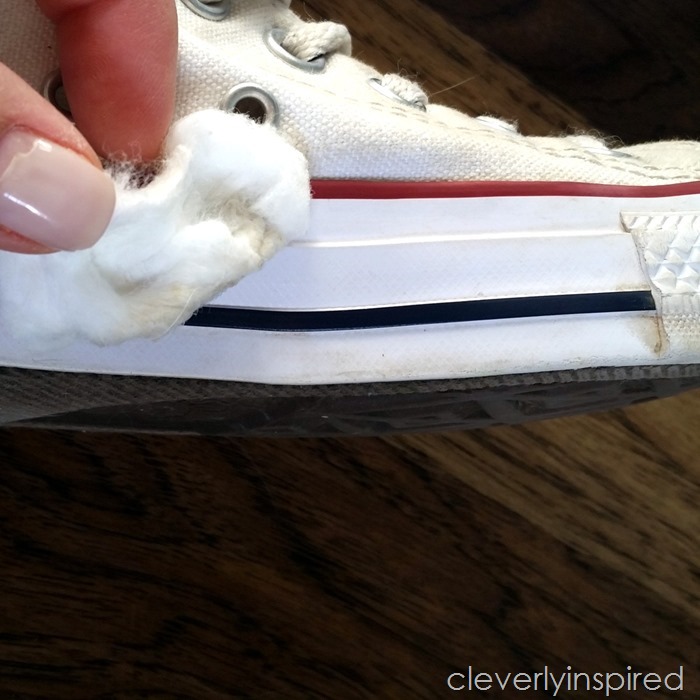 DIY shoe cleaner - Cleverly Inspired