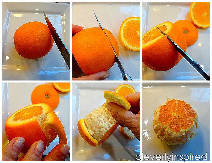 easiest way to peel and orange @cleverlyinspired (1)