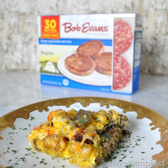 overnight sausage egg breakfast casserole @cleverlyinspired (4)