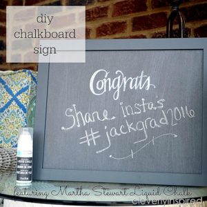 DIY Chalkboard Sign: Make it with Martha - Cleverly Inspired
