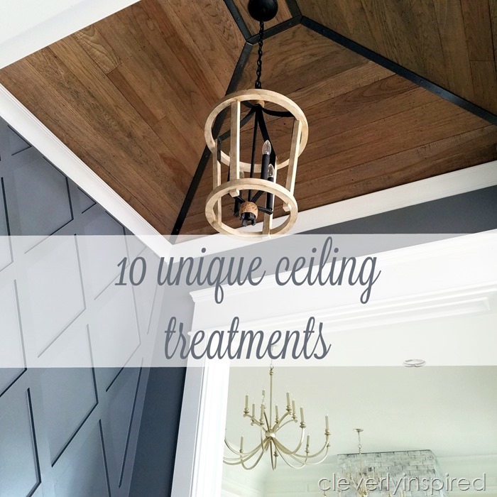 unique ceiling treatments @cleverlyinspired