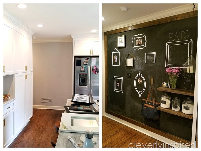 Large DIY Kitchen Chalkboard